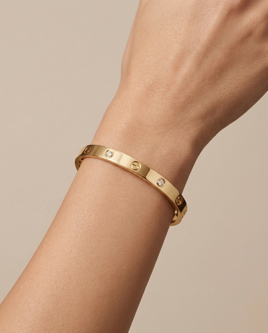 Cartier Love Bracelet on model