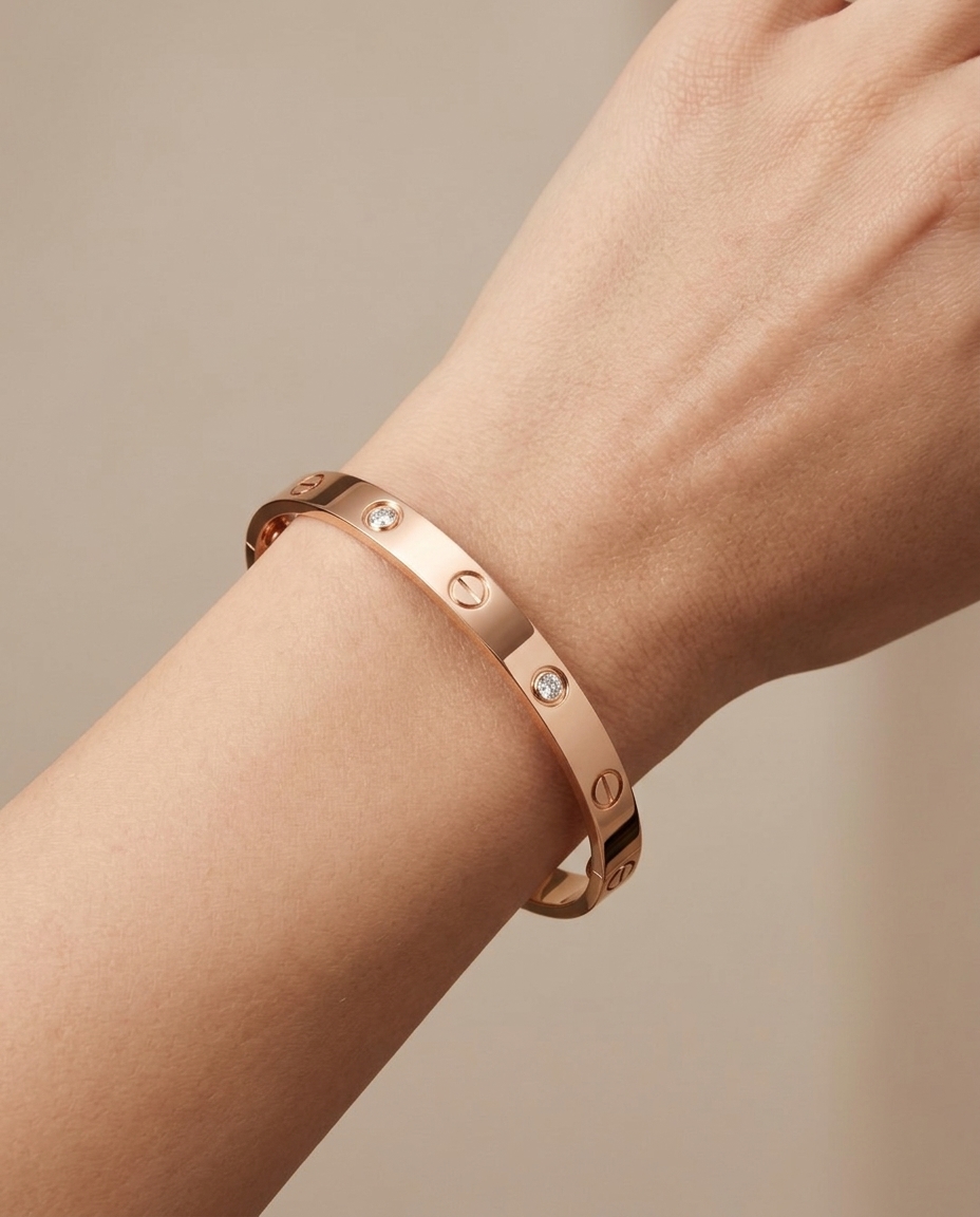 Cartier Love Bracelet on model