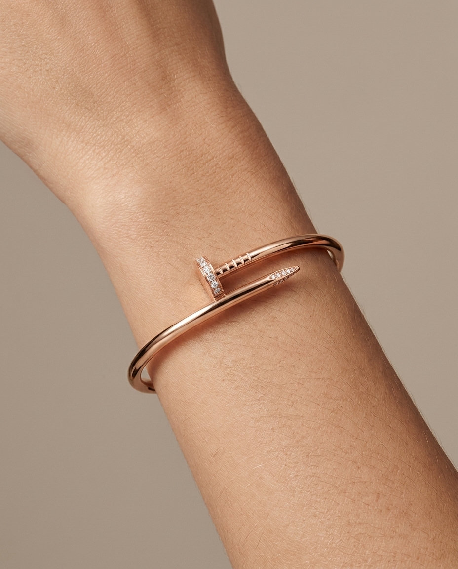 Cartier Juste un Clou Bracelet on model