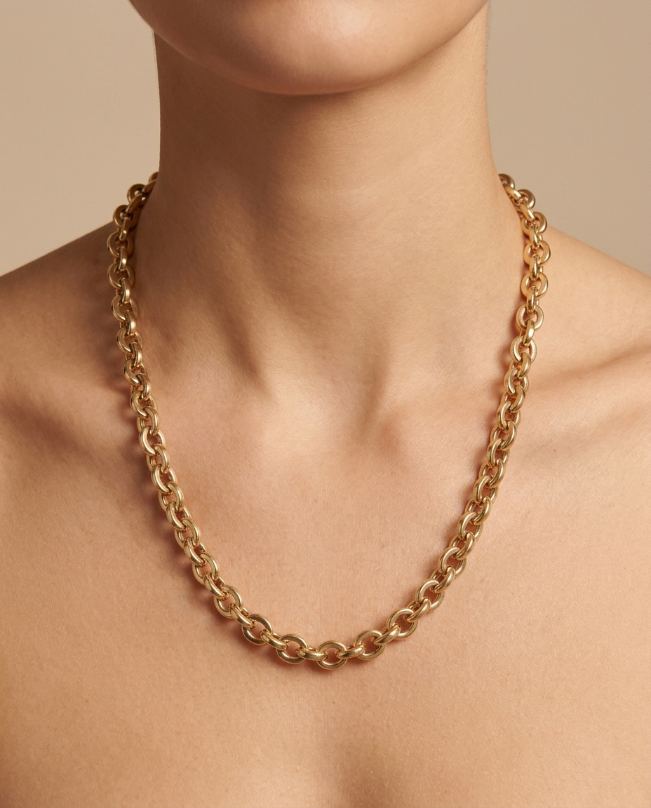 14KT Gold on model