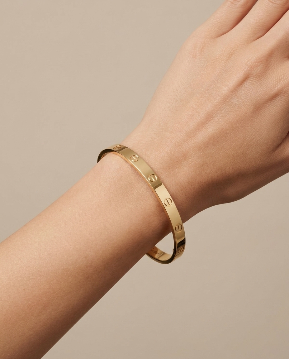 Cartier Love Bracelet on model