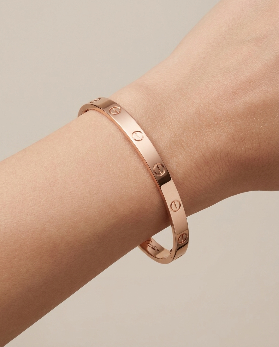 Cartier Love Bracelet on model